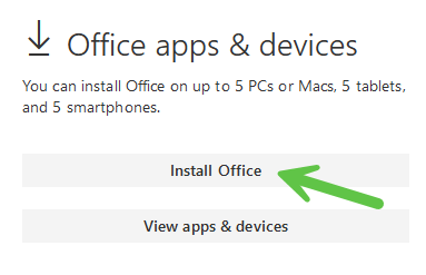 Install office