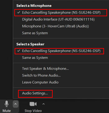 Select a Microphone