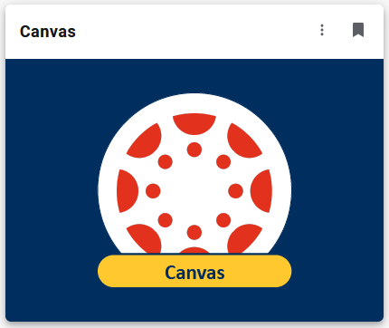 Welcome to myGCSC with Canvas selected