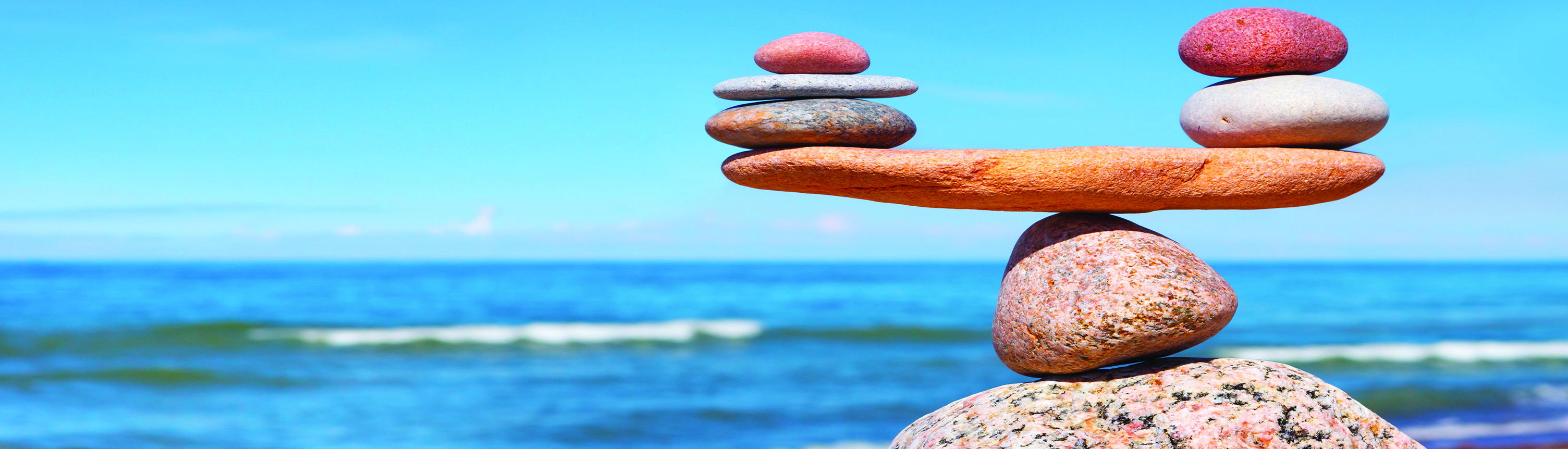 Stones stacked on top of one another