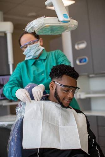 Patient and Dental Assistant