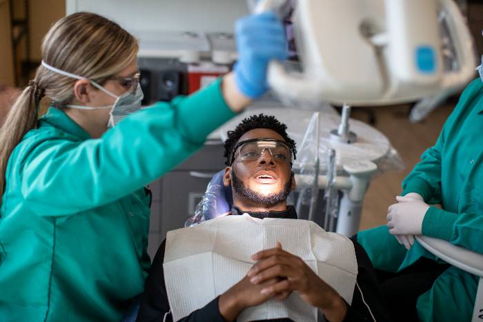 Student in the Dental Clinic