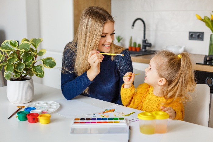 Teacher and student