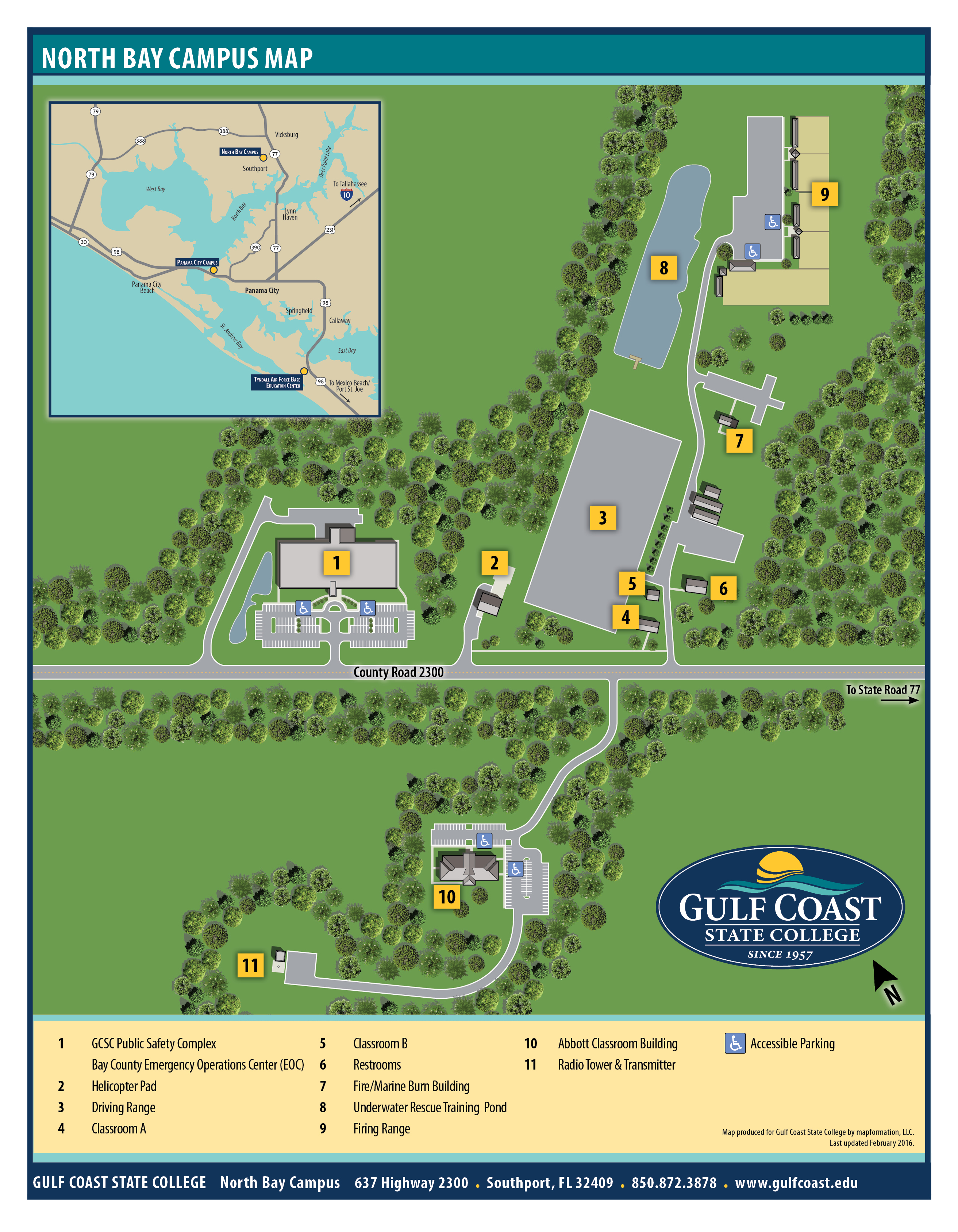 North Bay Campus Map
