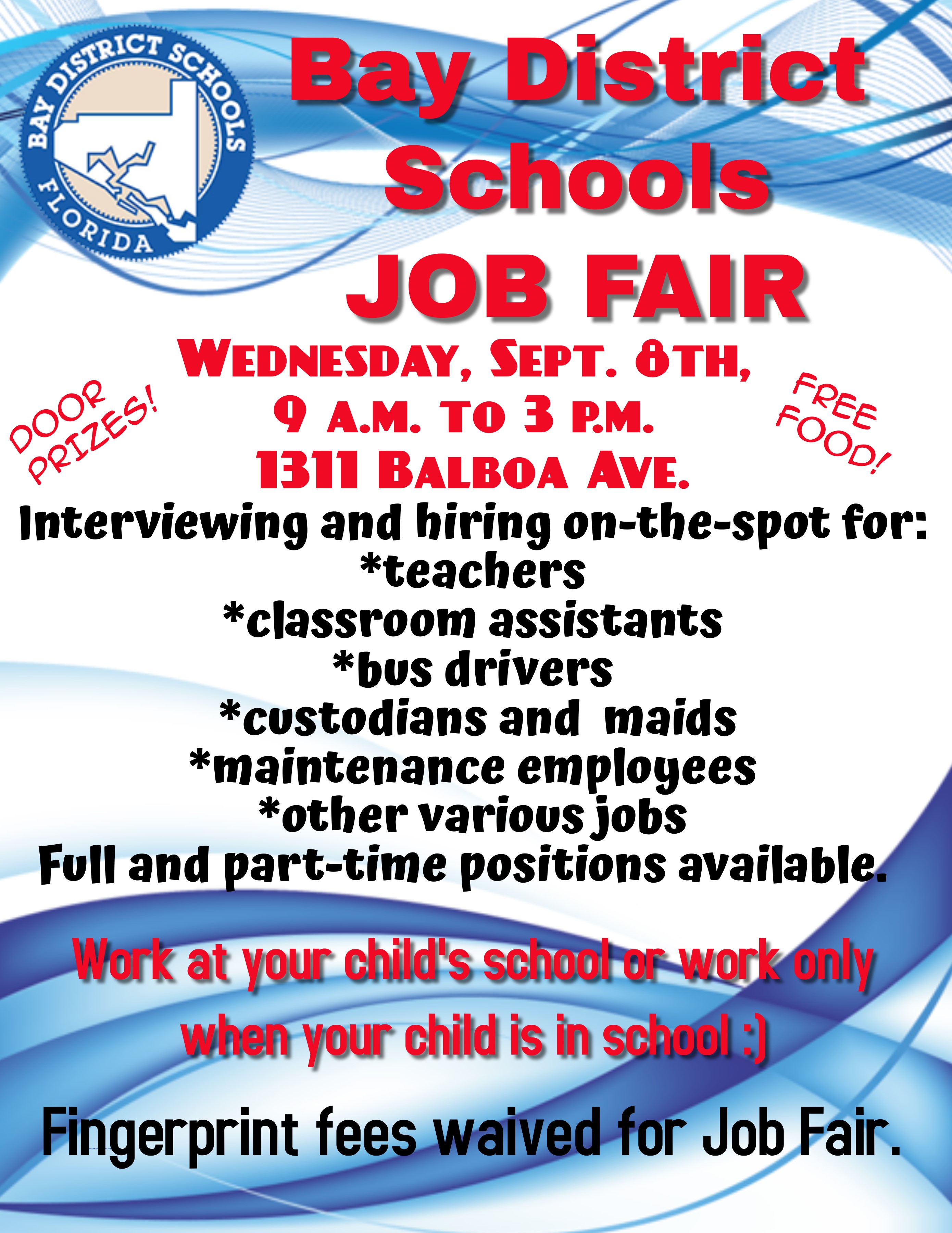 Bay District Schools Job Fair 2021